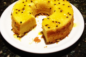 Bolo de maracujá de liquidificador