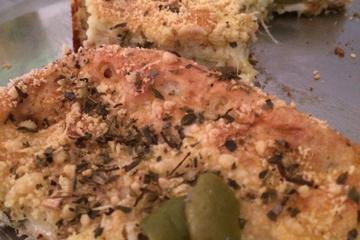 Pizza rápida de liquidificador