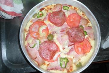 Massa para pizza de liquidificador