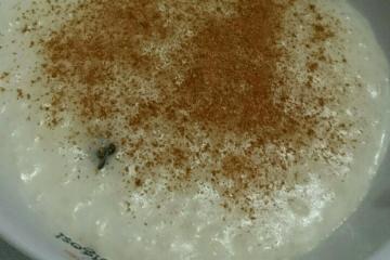 Arroz doce sem leite condensado