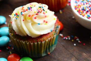 Cupcake colorido