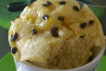 Bolo de caneca sabor maracujá de micro-ondas