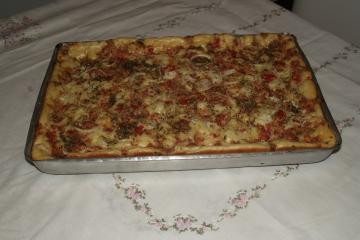 Torta com tudo dentro