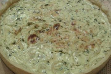 Quiche fácil de cebola