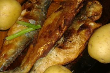 Peixe frito sequinho