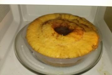 Bolo de fubá para microondas