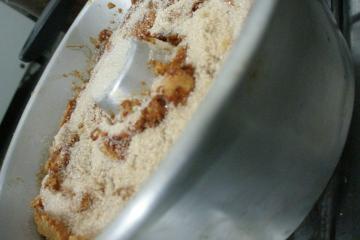 Torta de maçã crocante