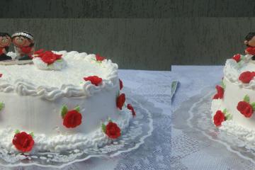 Bolo de maracujá trufado