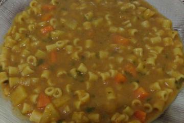 Sopa de feijão nutritiva