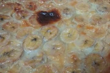 Torta de doce de banana