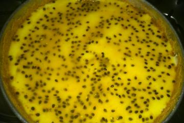A mousse de maracujá
