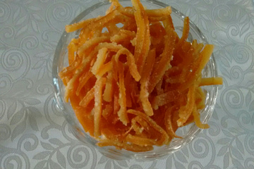 Laranja cristalizada