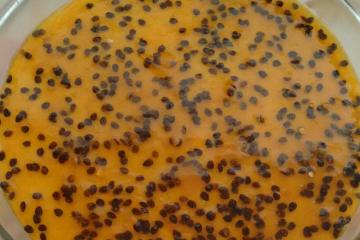 A mousse de maracujá