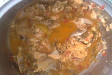 Moqueca de peixe ao molho de camarão