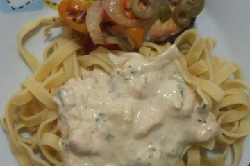 Molho branco para macarrão