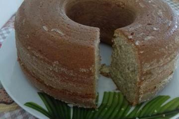 Bolo de maçã com canela