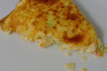 Ometele light de forno com abobrinha - Bavaresco