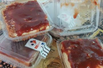 Torta cheesecake com ricota e goiabada