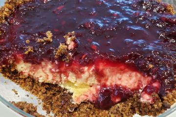 Cheesecake de frutas vermelhas especial