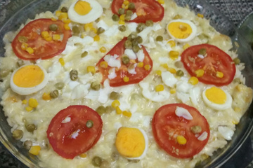 Arroz de forno fácil e gostoso