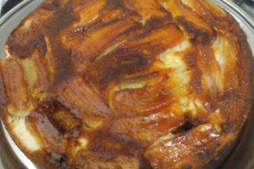 Torta de banana no liquidificador