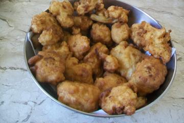 Couve-flor empanada