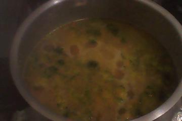 Arroz refogado com brócolis