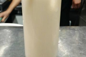 Meia de seda com vodka