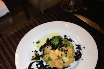 Tartar de salmão do Ferrari