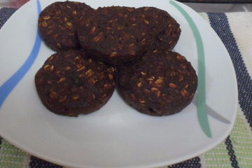 Bolinho funcional de banana e canela