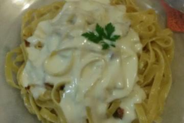 Molho branco para macarrão