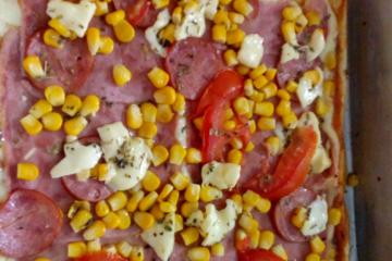 Massa de pizza liquidificador