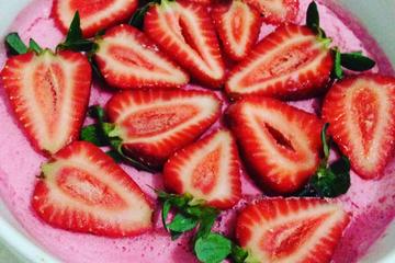 Mousse de morango facílimo