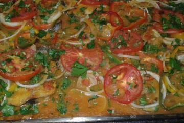 Moqueca de peixe sem oleo de dende