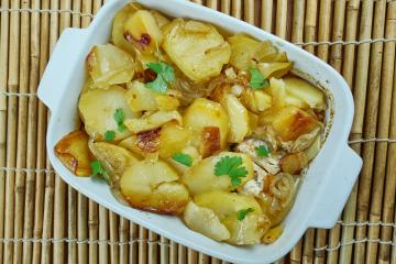 Salada de bacalhau com batata