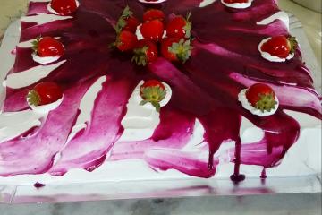 Bolo de leite em pó profissional