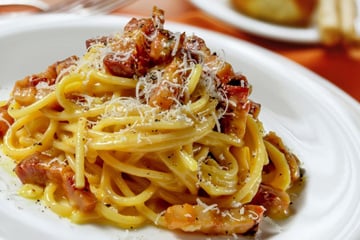 Espaguete à carbonara original: aprenda a fazer o molho sem creme de leite
