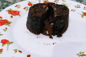 Brownie de chocolate com sorvete