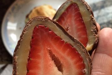 Bombom de morango