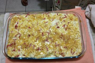 Torta de Pão de Forma com Requeijão Cremoso