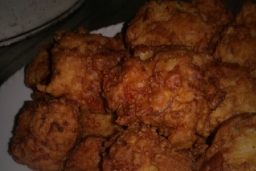 Bolinho de arroz simples da Valéria
