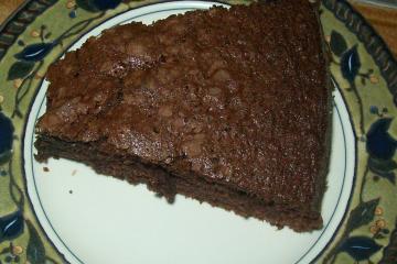 Bolo de chocolate muito fofo