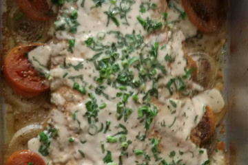 Salmão no forno