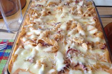 Macarrão de panela de pressão com queijo