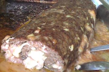 Rocambole de Carne Moída