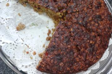 Bolo de aveia com frutas secas (light)