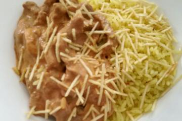 Estrogonofe de carne