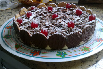 Torta holandesa com chocolate