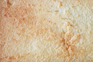 Bolo de aipim feito no liquidificador