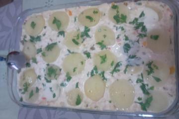 Bacalhau ao requeijão delícia